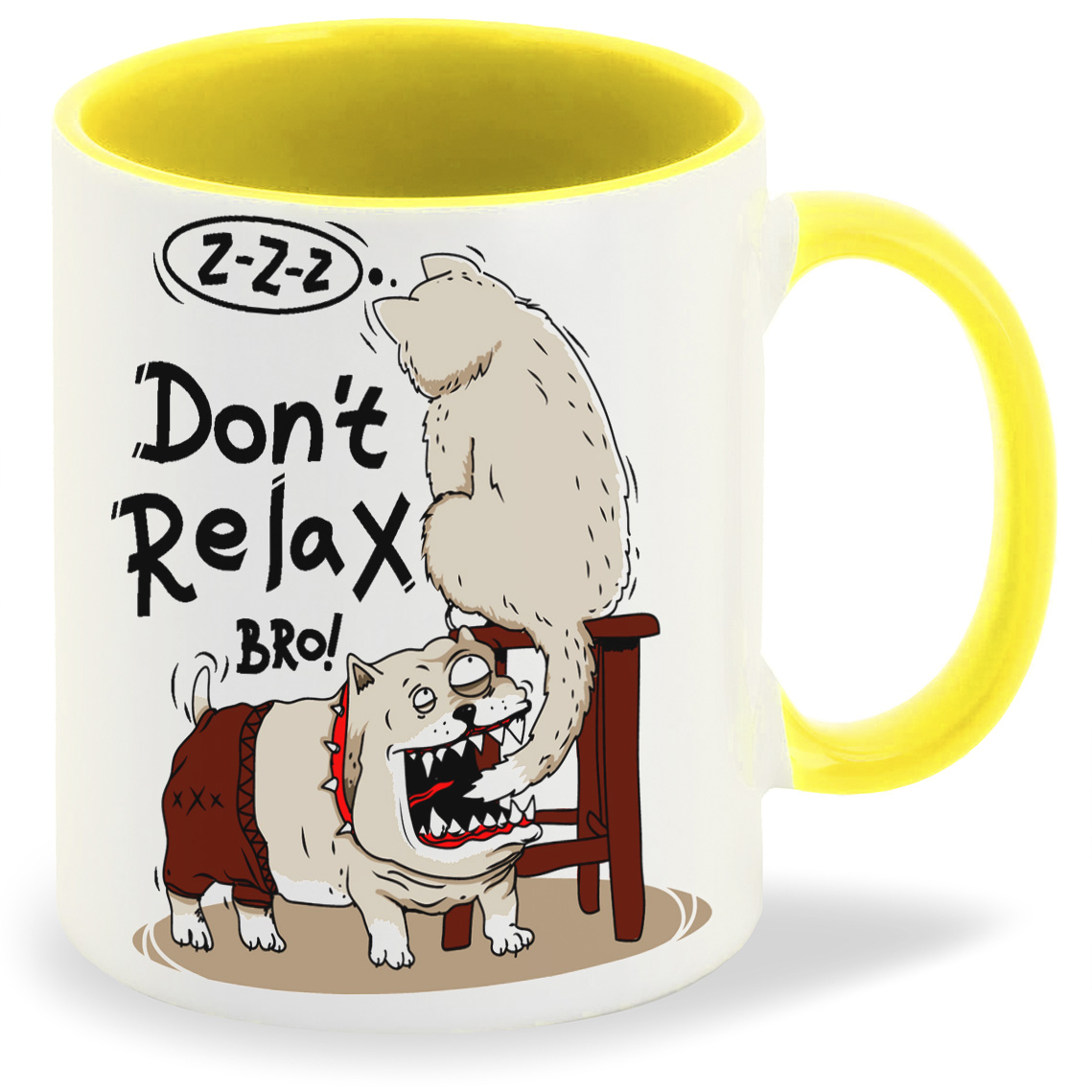 

Кружка CoolPodarok Прикол Собака dont relax