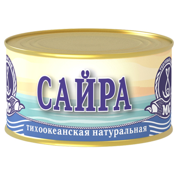 

Сайра Морское Содружество натуральная 240 г
