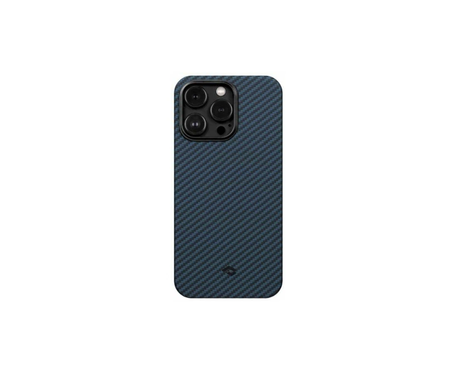 

Чехол Pitaka MagEZ Case 3 для iPhone 14 Pro, 1500D цвет Black-Blue, Голубой;синий