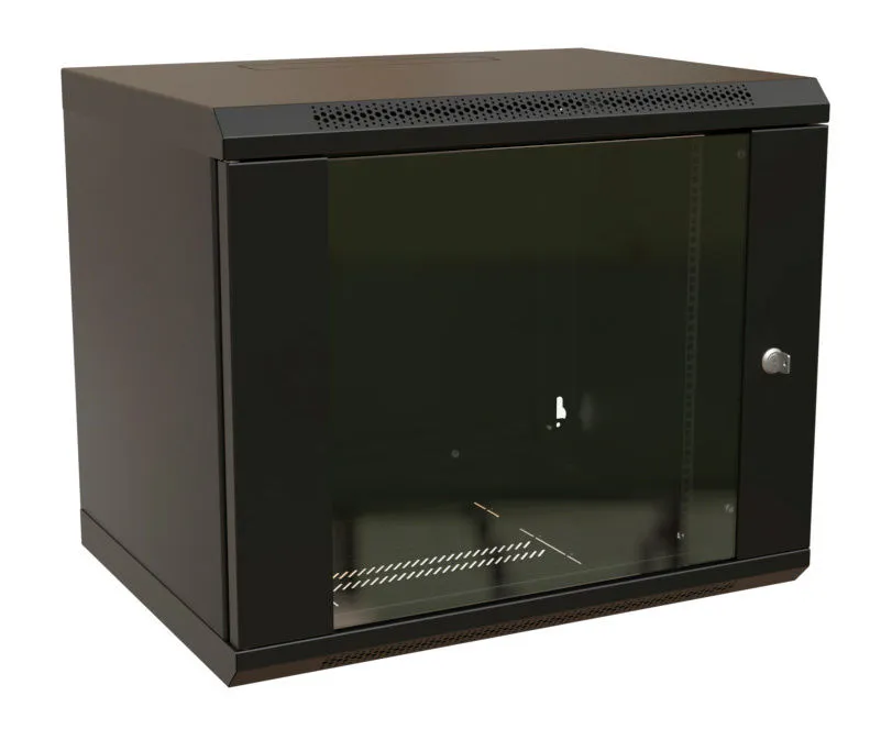 

Серверный шкаф WRLINE WR-TW-1245-GP-RAL9004 Глубина 45см, Black