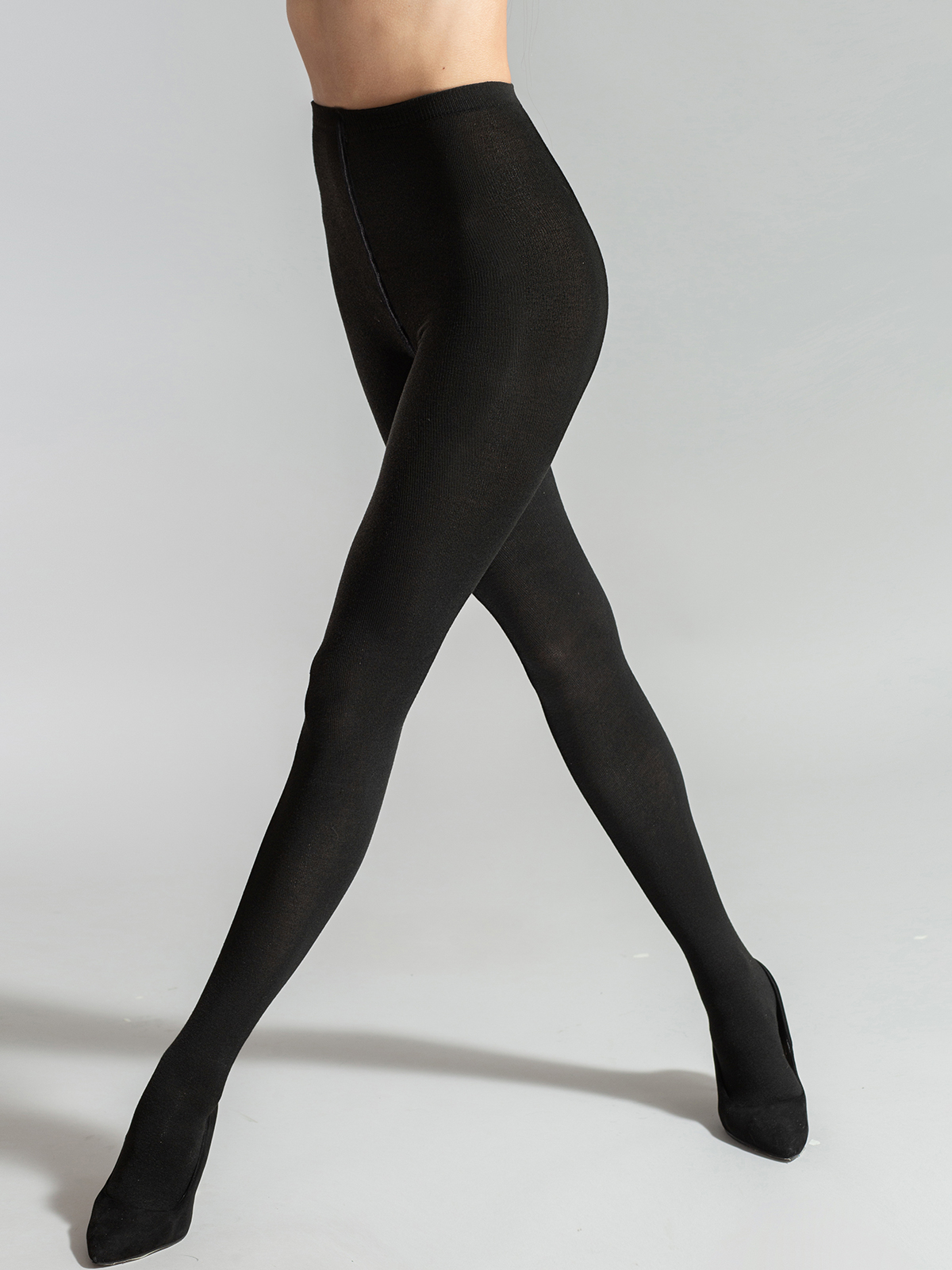 фото Колготки женские giulietta lana 180 черные 4 (l)
