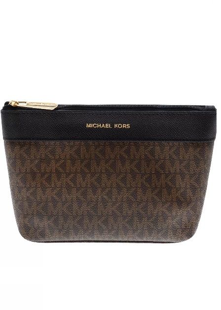 Косметичка женская Michael Kors GWPMK1234 темно-коричневая;черная