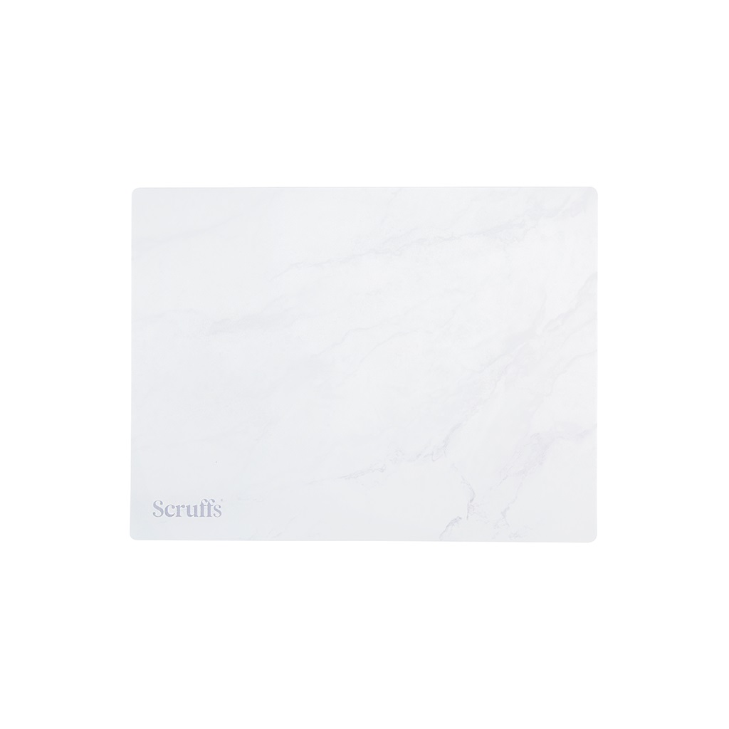 фото Коврик под миску для животных scruffs placemat, серо-белый, 40х30 см