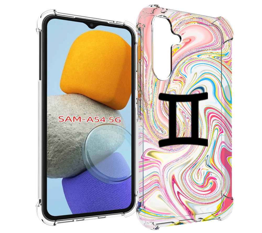 

Чехол MyPads знак зодиака близнецы 2 для Samsung Galaxy A54, Tocco