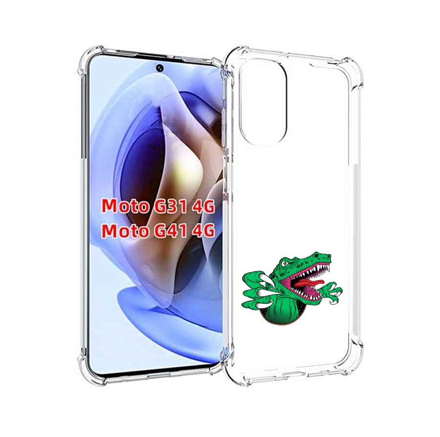 

Чехол MyPads крокодил для Motorola Moto G31 4G / G41 4G, Прозрачный, Tocco
