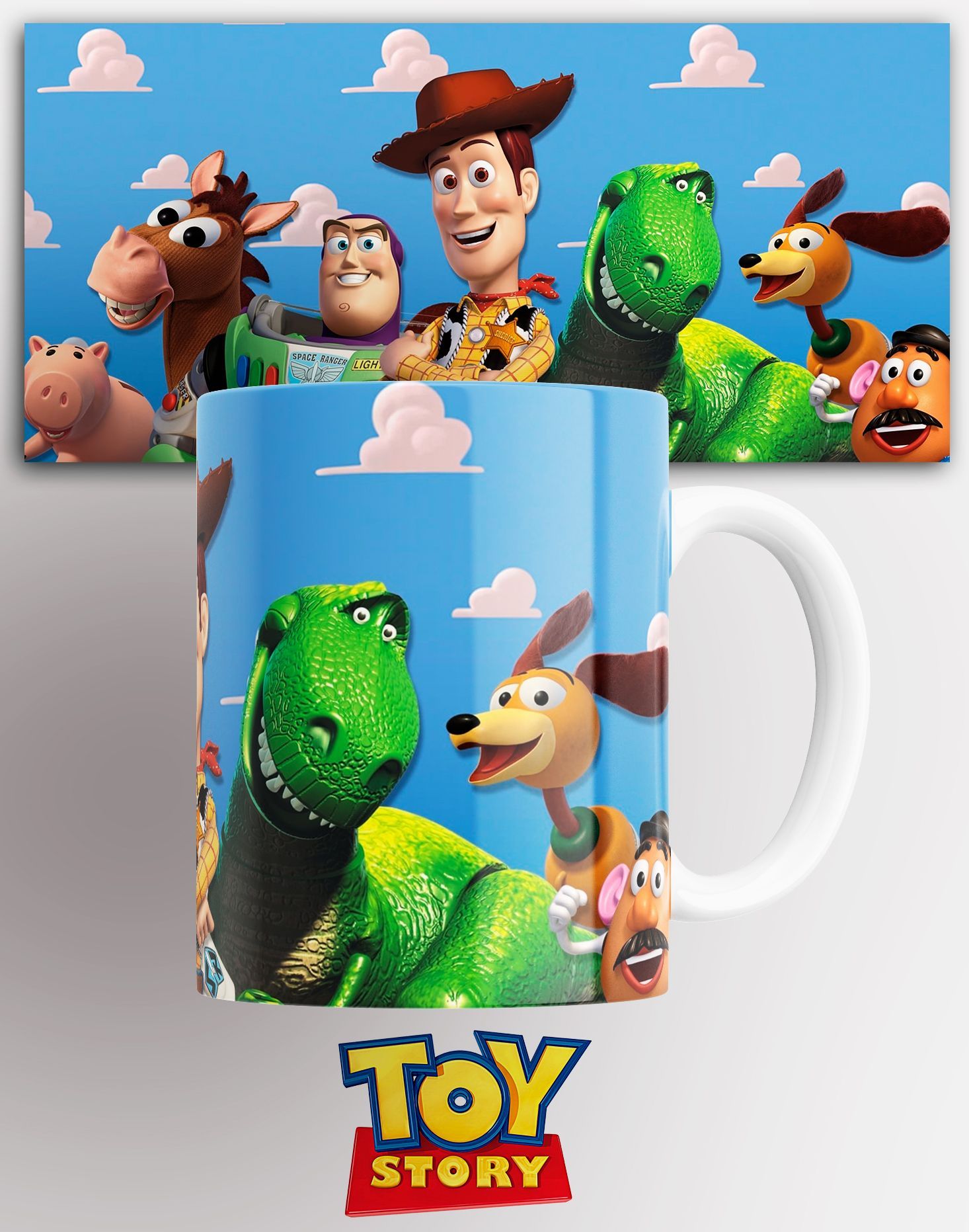 

Кружка с принтом мультфильма История игрушек 330 мл, Кружка История игрушек Toy Story мультфильм , на подарок , с принтом 330 мл