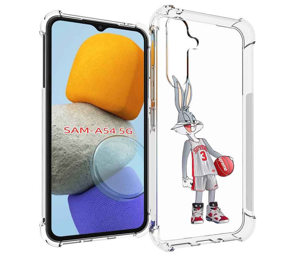 

Чехол MyPads заяц-баскетболист женский для Samsung Galaxy A54, Tocco