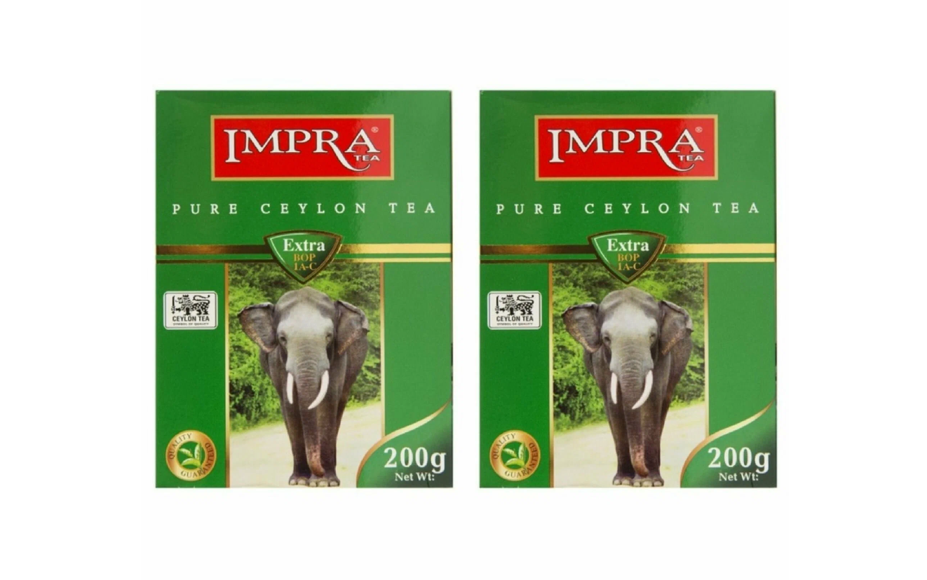 Чай IMPRA черный Green листовой, 200 г х 2 шт