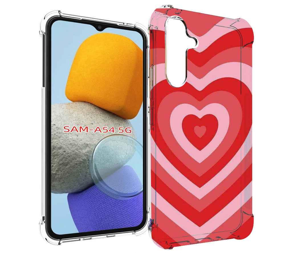 

Чехол MyPads завораживающее сердце женский для Samsung Galaxy A54, Tocco