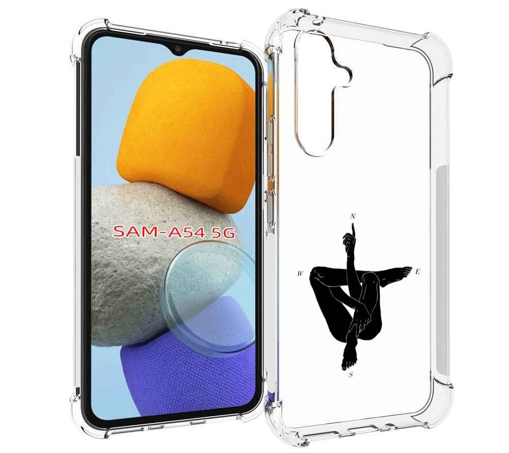 

Чехол MyPads живой компас для Samsung Galaxy A54, Tocco