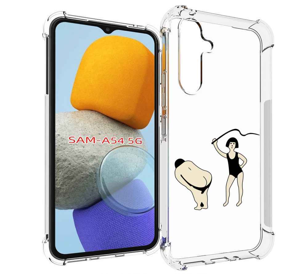 

Чехол MyPads женщина-наказывает для Samsung Galaxy A54, Tocco