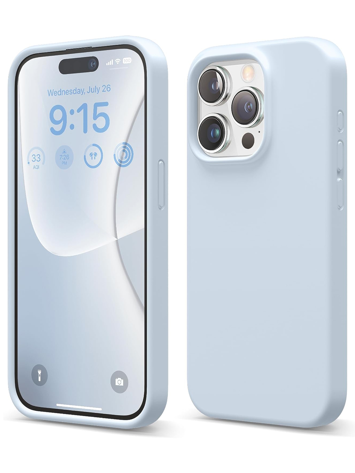 

Чехол Elago для iPhone 15 Pro Max Soft silicone Light Blue, Голубой