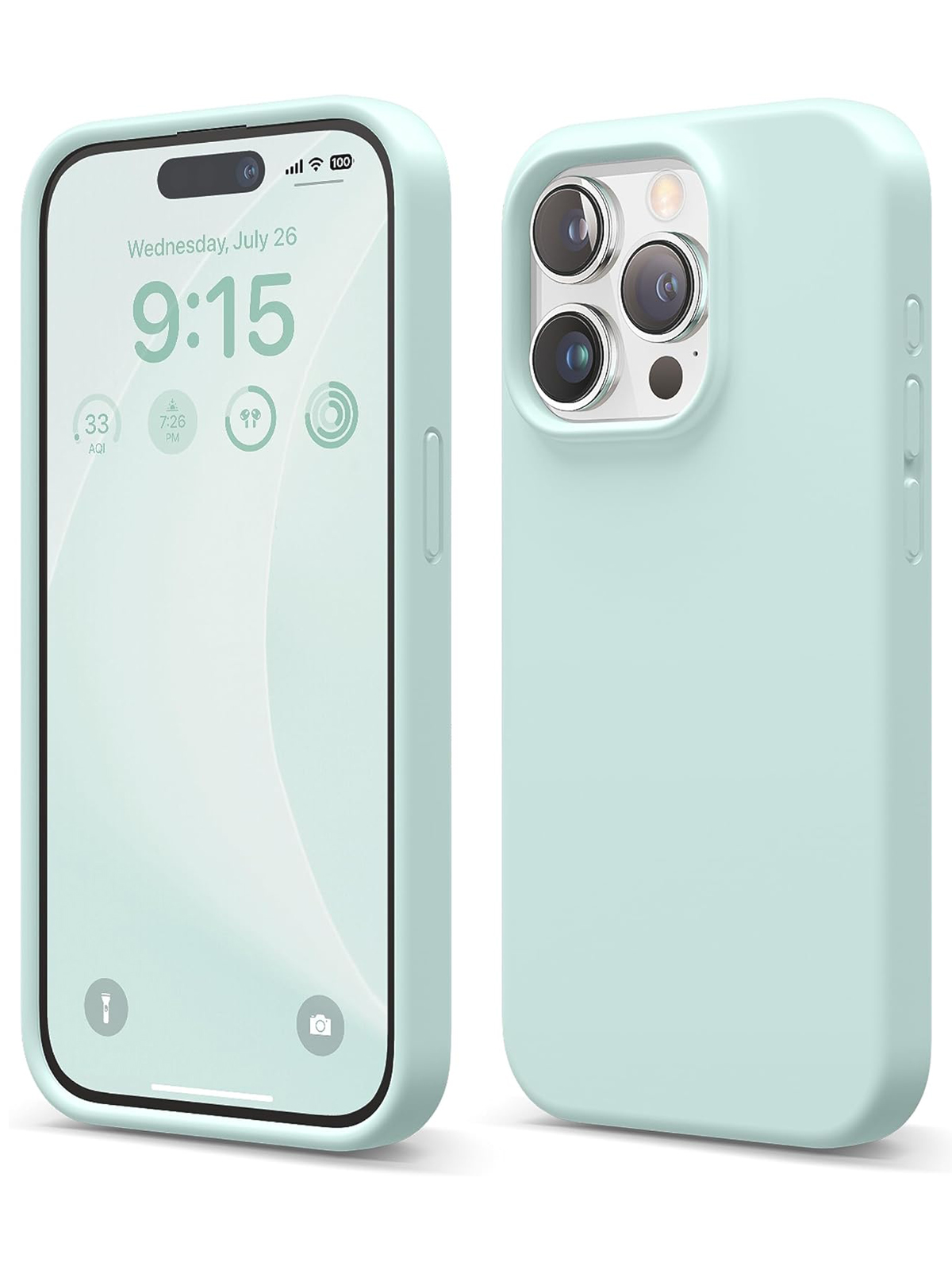 

Чехол Elago для iPhone 15 Pro Max Soft silicone Mint, Зеленый