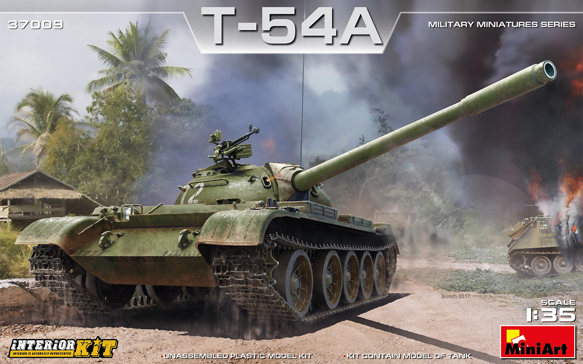 

Сборная модель MiniArt 1/35 Советский средний танк Т-54А с интерьером 37009