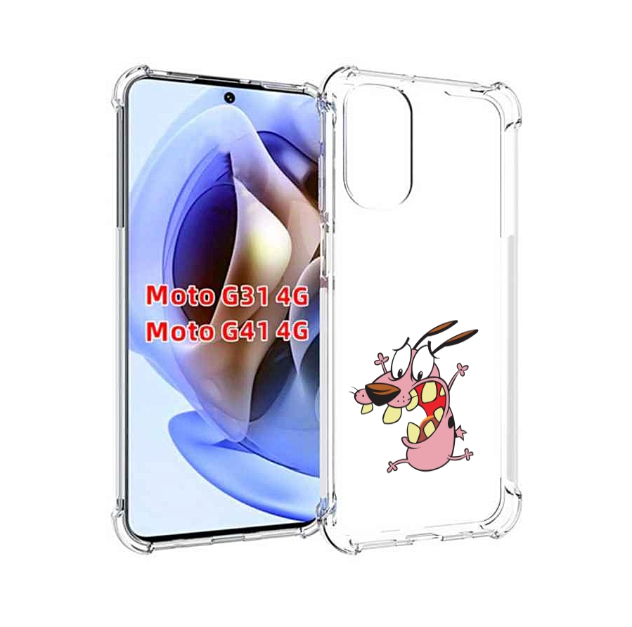 

Чехол MyPads зубастый бобик для Motorola Moto G31 4G / G41 4G, Прозрачный, Tocco