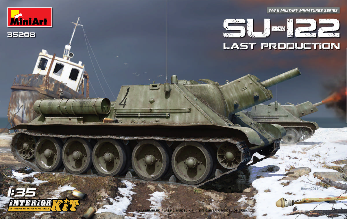 

Сборная модель MiniArt 1/35 Су-122 Последних Выпусков 35208