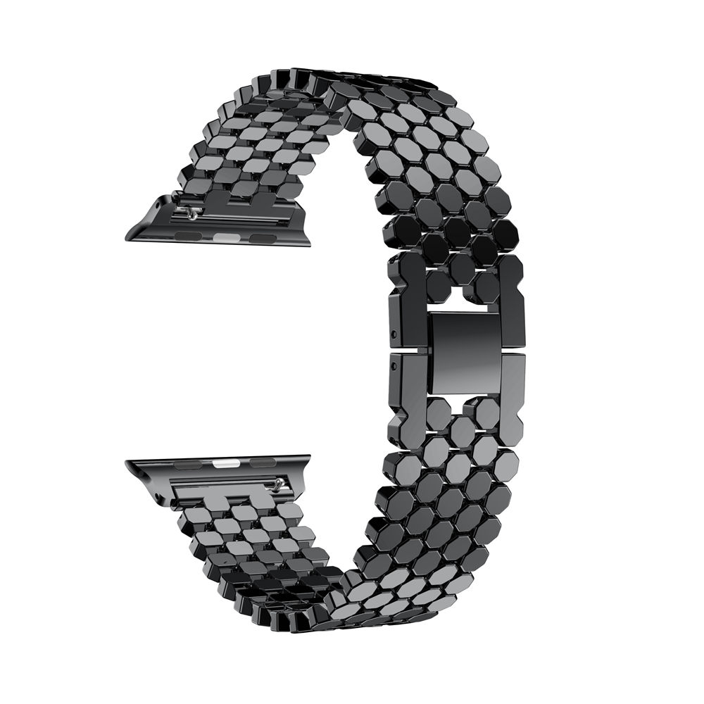

Стальной браслет Пианел для Apple Watch, 42/44/45/49mm, black, Черный, Apple Watch, 42/44/45/49mm