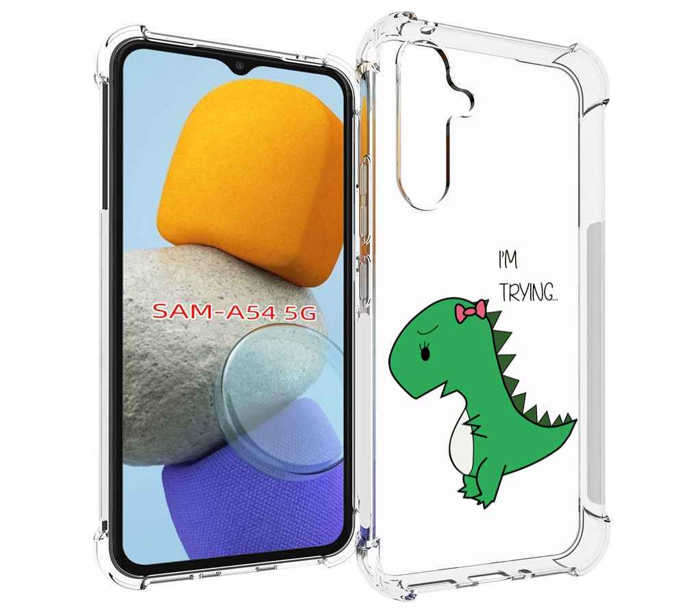 

Чехол MyPads динозаврик-девочка для Samsung Galaxy A54, Tocco