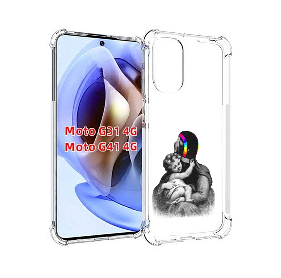 

Чехол MyPads защитник в шлеме для Motorola Moto G31 4G / G41 4G, Прозрачный, Tocco
