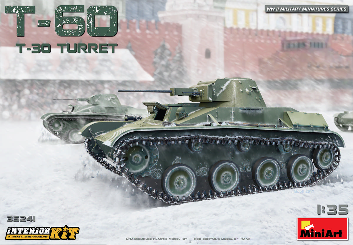 фото Сборная модель miniart 1/35 t-60 t-30 башня. с интерьером 35241