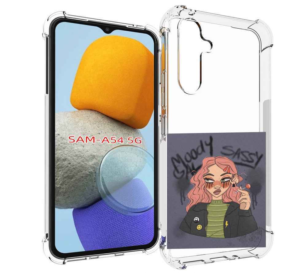 

Чехол MyPads дерзкое-настроение женский для Samsung Galaxy A54, Tocco