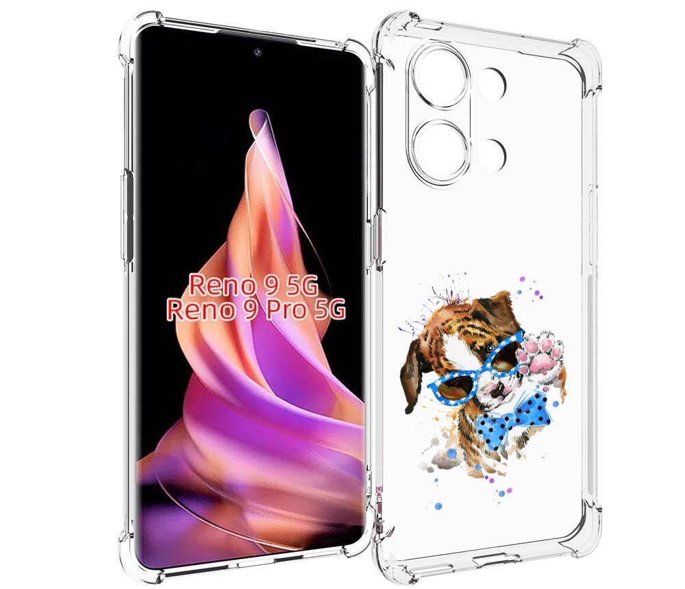 

Чехол MyPads лапочка для OPPO Reno 9 / Reno 9 Pro, Прозрачный, Tocco