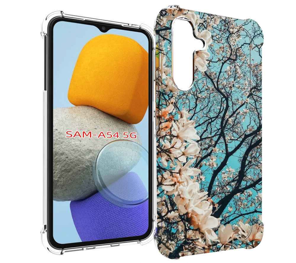 

Чехол MyPads дерево-с-цветочками для Samsung Galaxy A54, Tocco