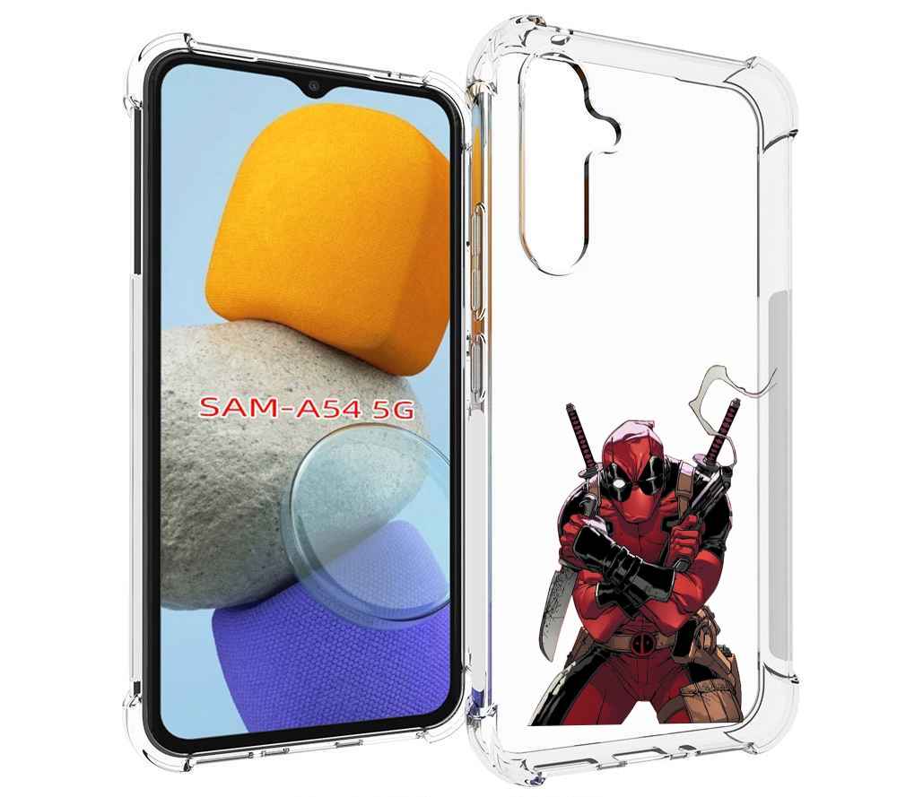 

Чехол MyPads дедпул-подмигивает для Samsung Galaxy A54, Tocco