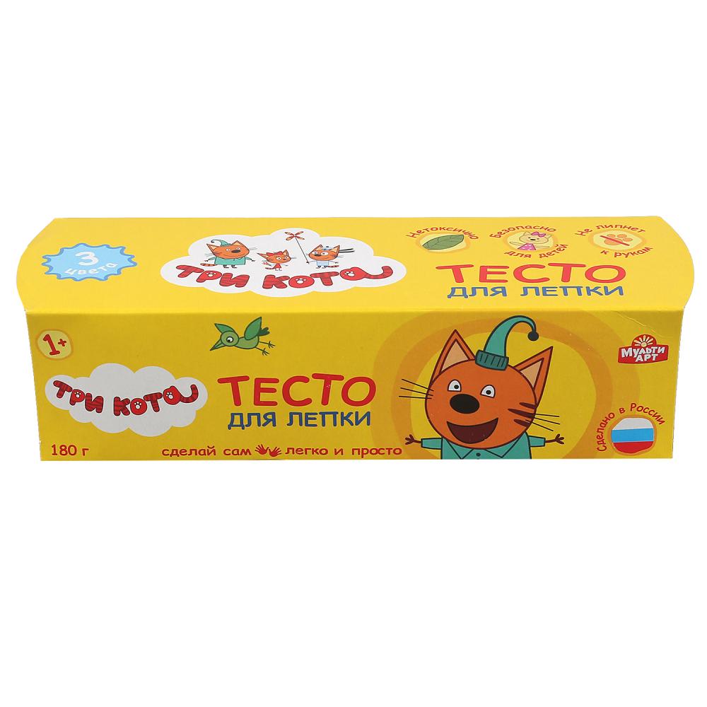 

Тесто для лепки Multi Art 3 цв. по 60 г Три Кота 100PD3-TC