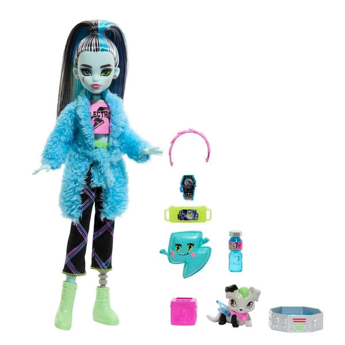 Кукла Monster High Френки Штейн Пижамная вечеринка, HKY68 c trianglelab voron 2 4 r2 motion kit timing belt high match tooth pulley shaft bearing 3d printer