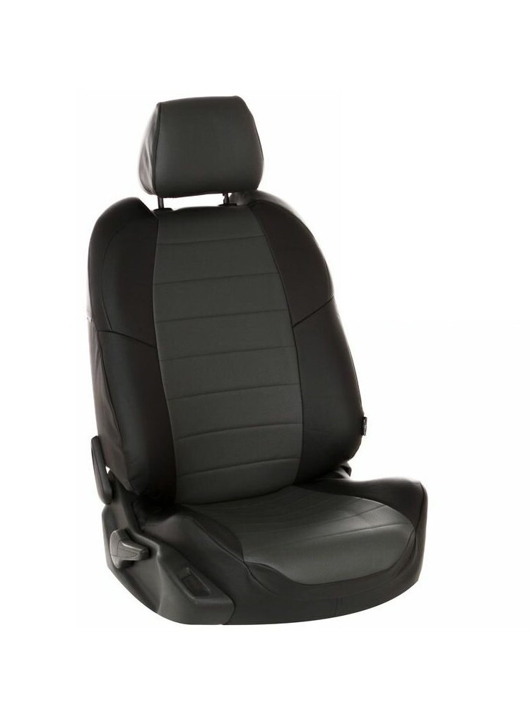 

Авточехлы Ford EcoSport 1 2012-2020 экокожа черный, серый Автопилот fo-es-es-chets-e, Ford EcoSport 1 внедорожник 2014-2020