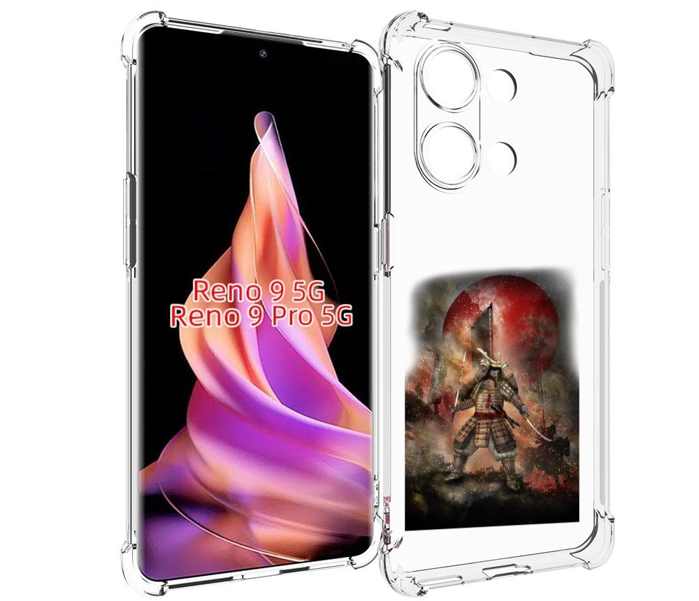 

Чехол MyPads китайскийвоин для Oppo Reno 9/Reno 9 Pro, Прозрачный, Tocco