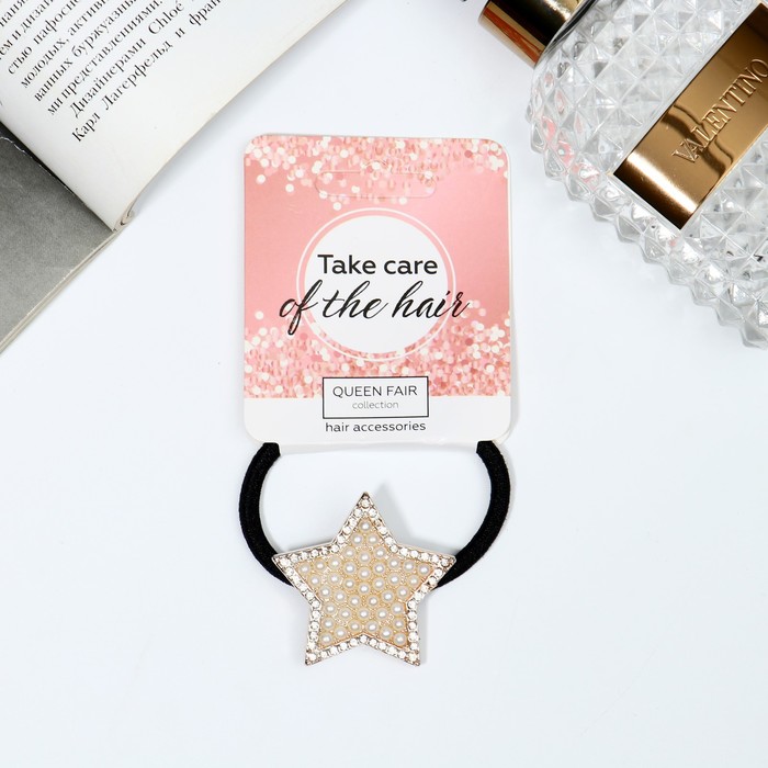 

Резинка женская Queen Fair 5503121 черная; белая, Черный;белый