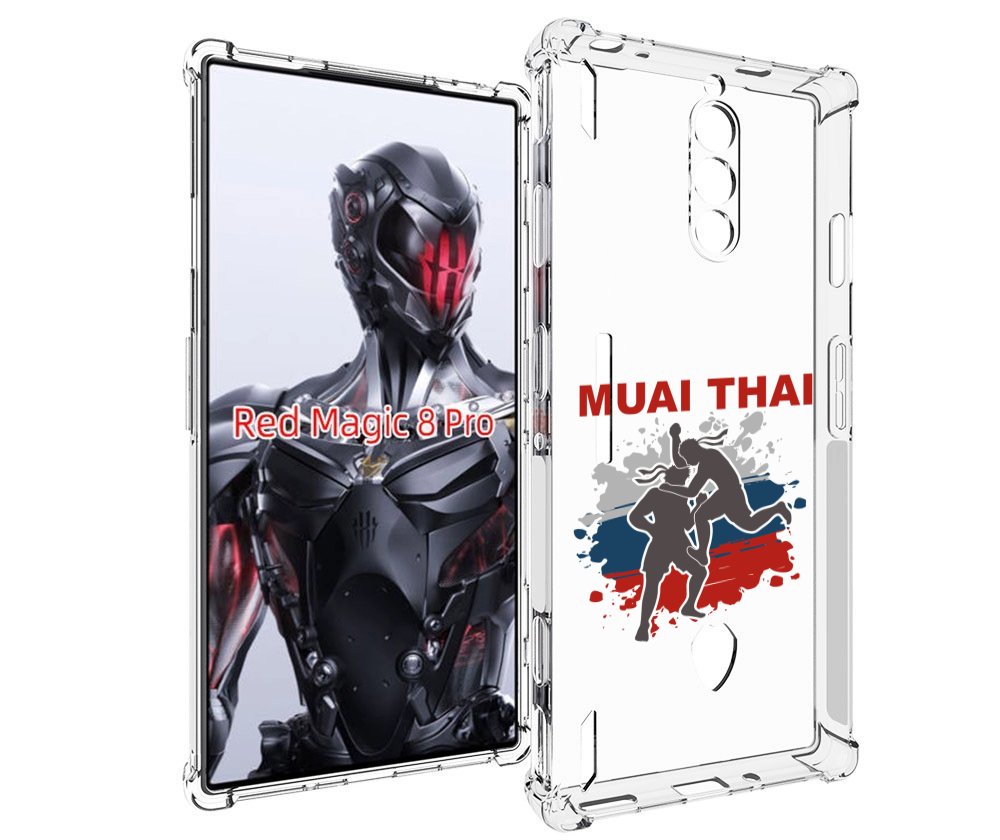 Чехол MyPads Муайтай для ZTE Nubia Red Magic 8 Pro / Red Magic 8 Pro Plus