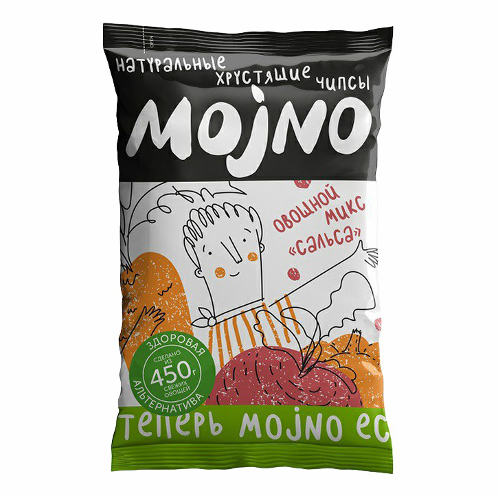 

Чипсы картофельные Mojno свекла-морковь-тыква-сальса 75 г