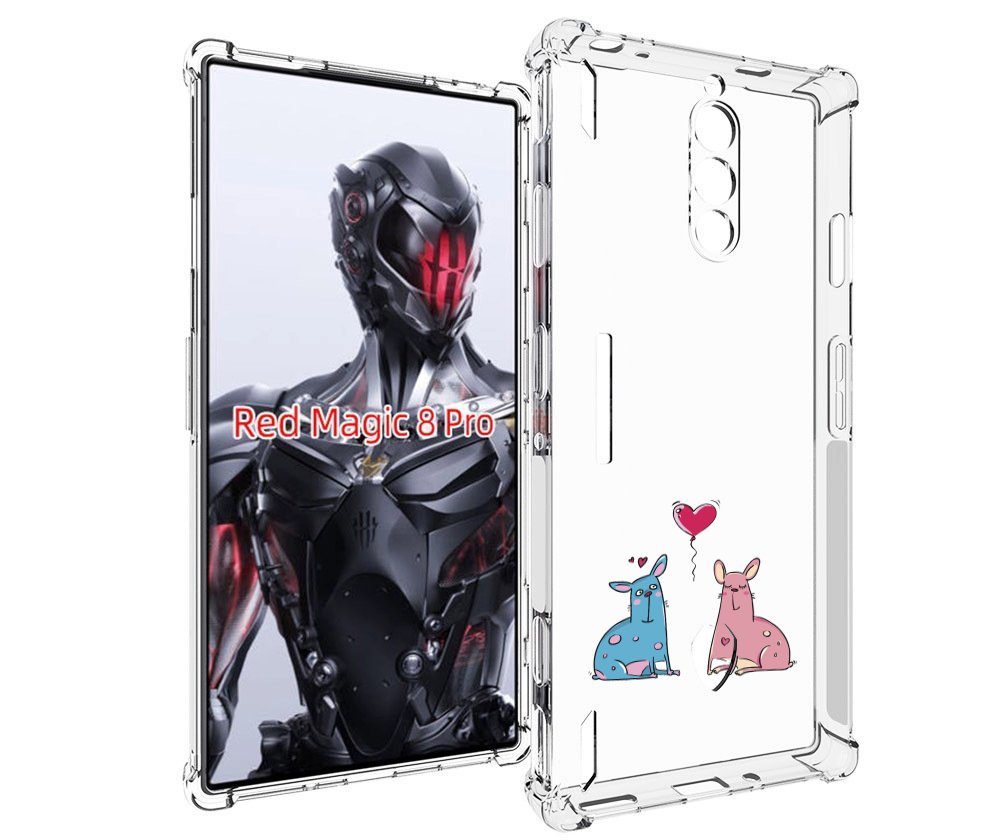 

Чехол MyPads Лама любовь для ZTE Nubia Red Magic 8 Pro / Red Magic 8 Pro Plus, Tocco