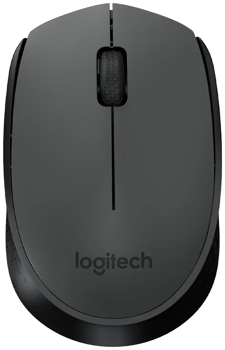 Беспроводная мышь LOGITECH M170 черно-серая (910-004658)