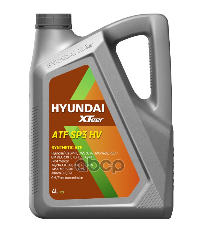 

Трансмиссионное масло HYUNDAI XTeer 1041415 ATF SP3
