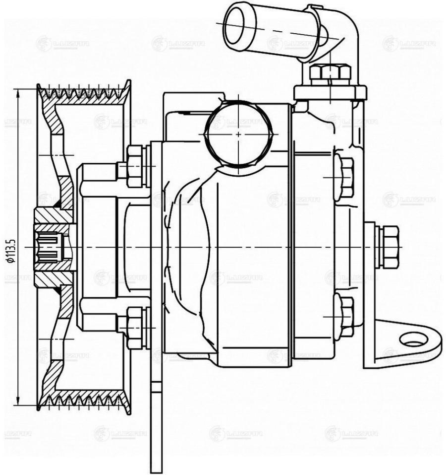 

Насос Гур Land Rover Discovery Iii (04-)/Discovery Iv (09-) 2.7/3.0D LUZAR арт. LPS 1027