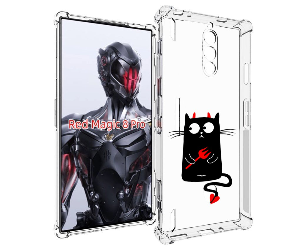 

Чехол MyPads Кот демон для ZTE Nubia Red Magic 8 Pro / Red Magic 8 Pro Plus, Tocco
