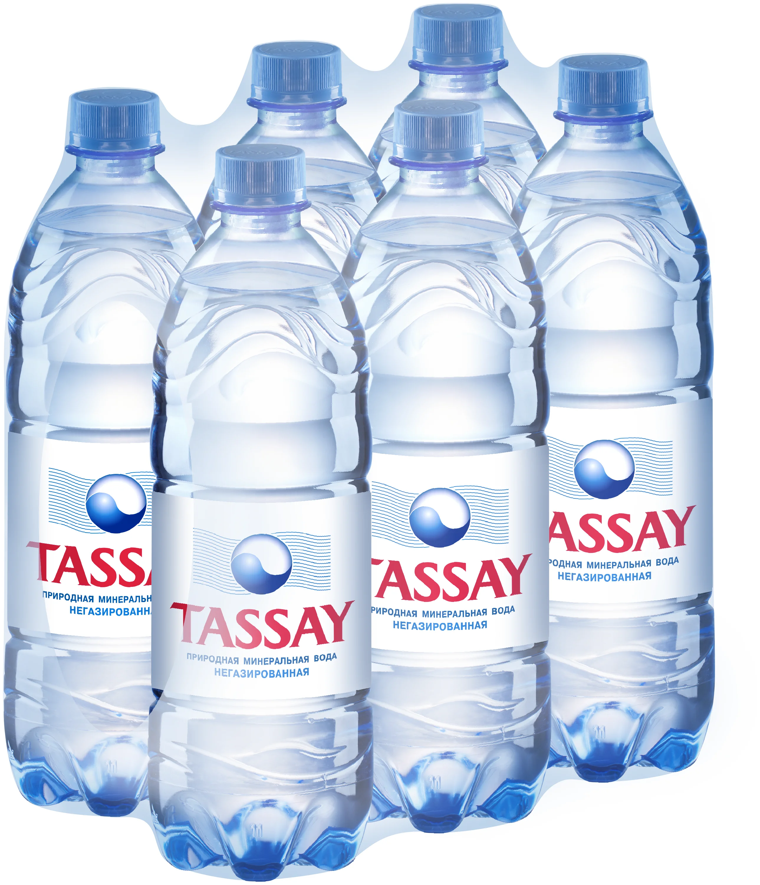 Питьевая вода Tassay негазированная, ПЭТ, 6 шт. по 1 л