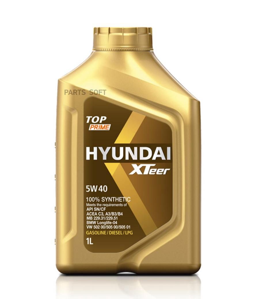 

Моторное масло HYUNDAI Xteer синтетическое Top Prime 5W40 1л