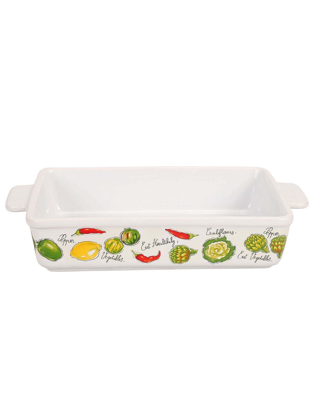 

Форма для запекания Appetite Гратен керамическая, 31x17x6 см, Белый