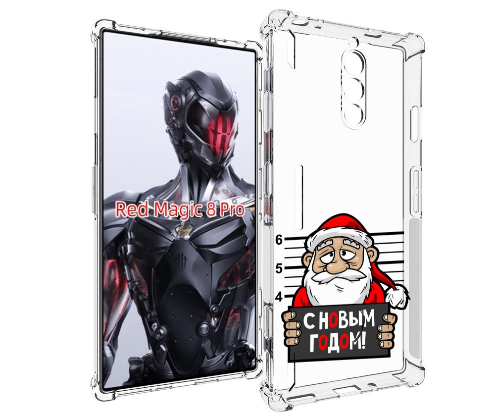 

Чехол MyPads ДМ с новым годом заключенный для ZTE Nubia Red Magic 8 Pro / Red Magic 8 P..., Tocco