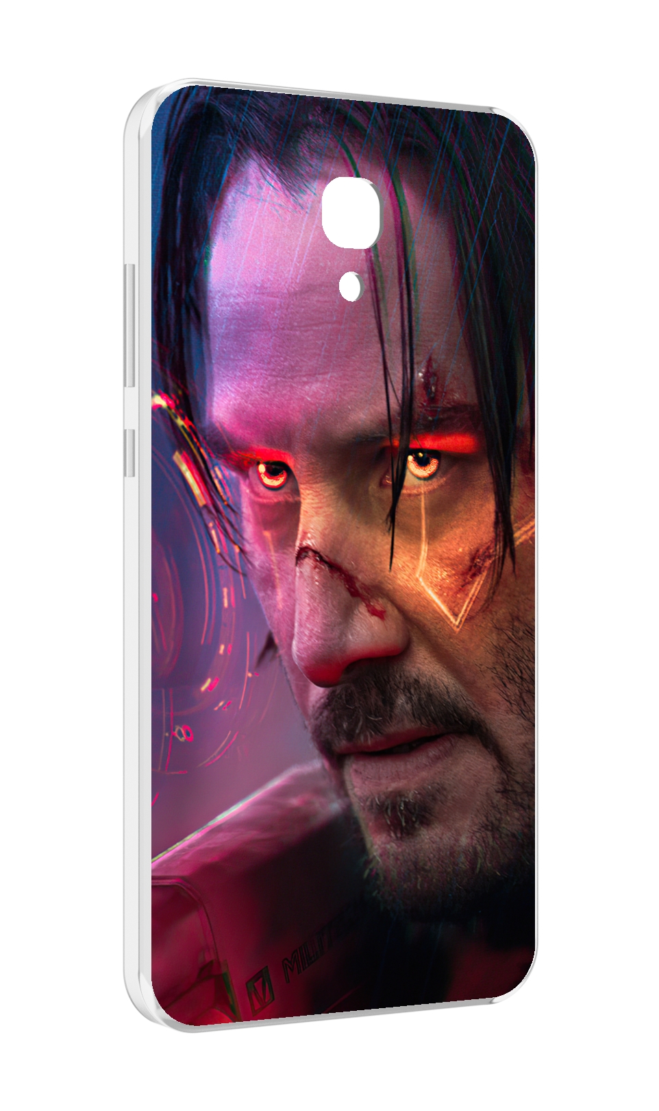 

Чехол MyPads cyberpunk 2077 Джонни Сильверхенд для Meizu M6 (M711Q), Прозрачный, Tocco