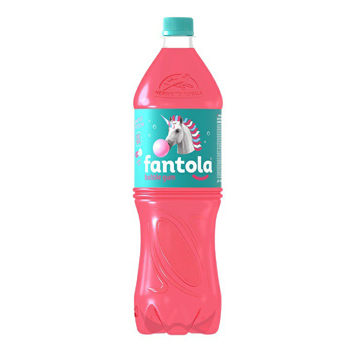 

Газированный напиток Fantola bubble gum 1 л