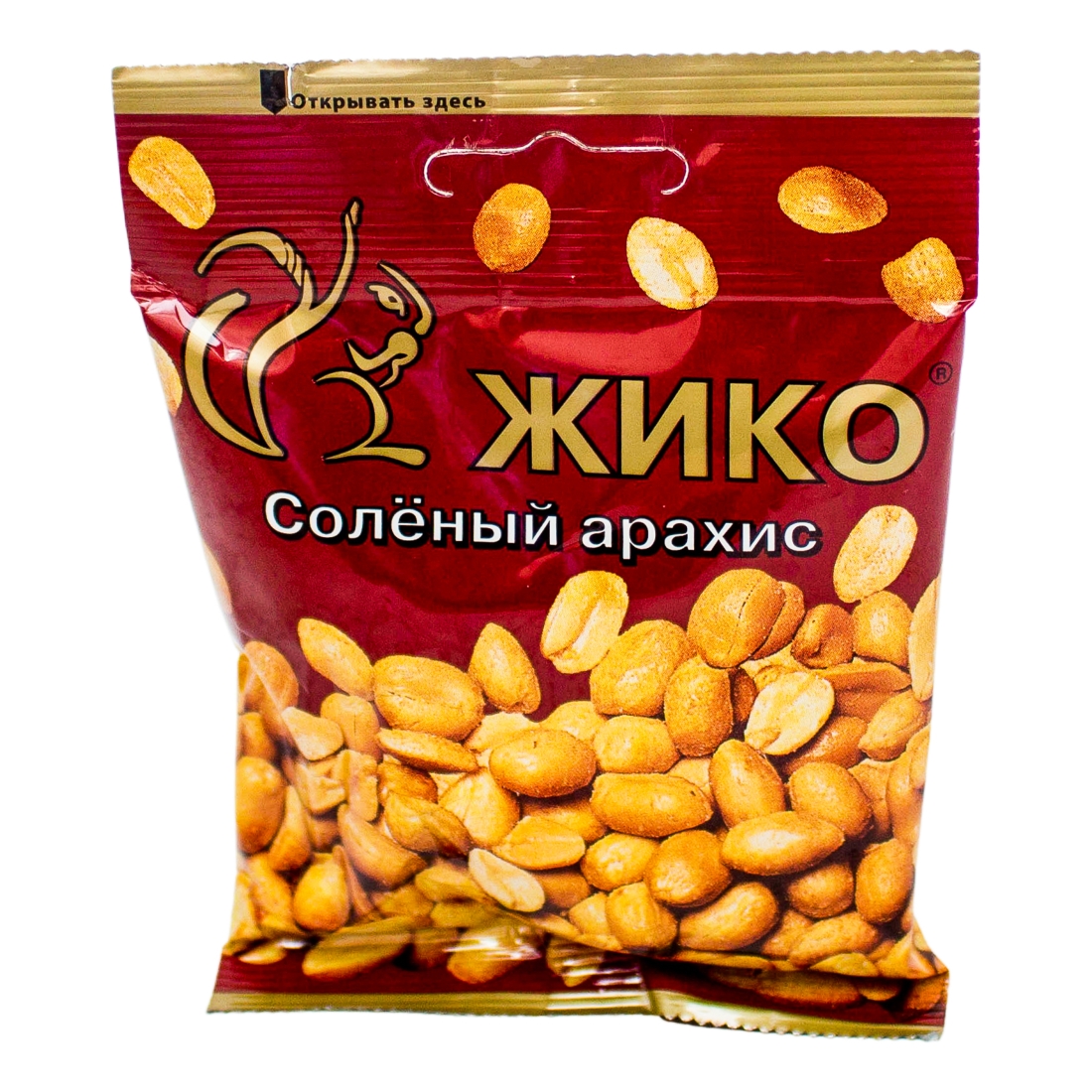 

Арахис Жико жареный очищенный соленый 40 г