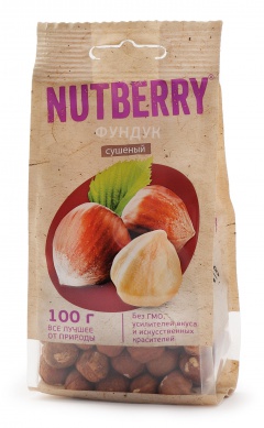 Фундук Nutberry сушеный очищенный 100 г