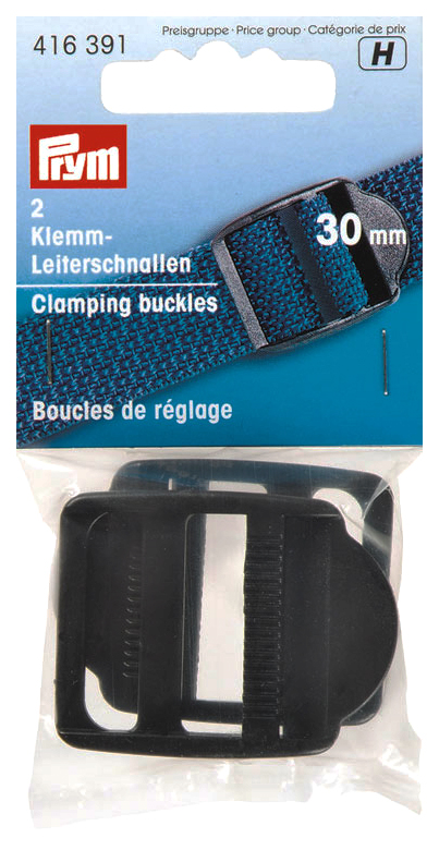 

Пряжка Prym 416391, пластик, 30 мм, черный