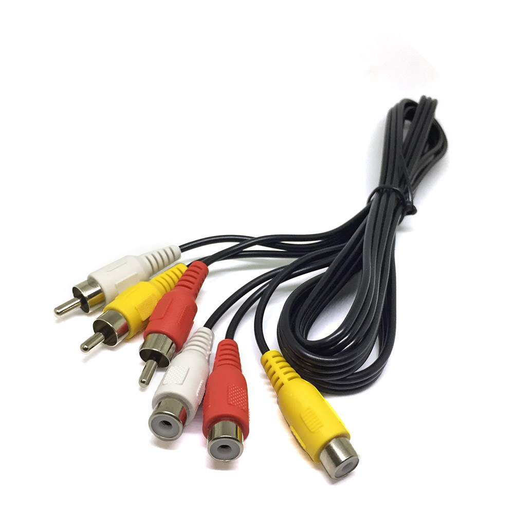 Кабель Espada RCA - RCA 1,5м Black